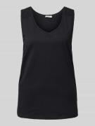 s.Oliver RED LABEL Tanktop mit Häkelspitze in Black, Größe 38