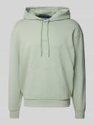 Hugo Blue Hoodie mit Logo-Print Modell 'Nilopel' in Mint, Größe XL