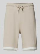 Only & Sons Straight Leg Shorts mit Strukturmuster Modell 'MABON LIFE'...