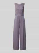 Swing Jumpsuit mit Rundhalsausschnitt in Mauve, Größe 34