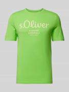 s.Oliver RED LABEL T-Shirt mit Rundhalsausschnitt in Apfel, Größe L