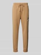 Michael Kors Sweatpants mit Label-Detail Modell 'STRIPE' in Camel, Grö...