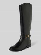 Lauren Ralph Lauren Lederboots mit Label-Applikation Modell 'BROOKE' i...