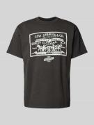 Levi's® Vintage Fit T-Shirt mit Label-Print in Black, Größe L