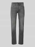 BOSS Orange Tapered Fit Jeans mit Label-Detail Modell 'TABER' in Mitte...