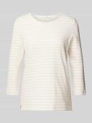 Brax Longsleeve mit Strukturmuster Modell STYLE BONNIE in Offwhite, Gr...