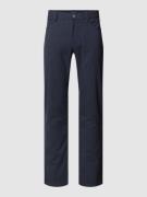 Christian Berg Men Regular Fit Stoffhose mit Strukturmuster in Marine,...