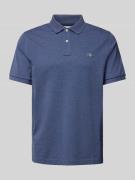 Gant Regular Fit Poloshirt mit Label-Stitching in Jeansblau Melange, G...