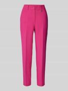 JOOP! Tapered Fit Stoffhose mit Bügelfalten in Fuchsia, Größe 42