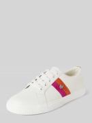 Lauren Ralph Lauren Ledersneaker mit Label-Applikation Modell 'JANSON ...