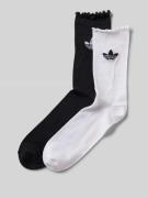 adidas Originals Socken mit Label-Detail im 2er-Pack in Weiss, Größe 3...