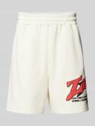 Low Lights Studios Sweatshorts mit Label-Details Modell 'ASTRO' in Off...