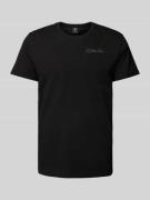 G-Star Raw T-Shirt mit Label-Print in Black, Größe XL