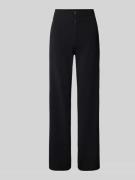 YAS Wide Leg Stoffhose mit Reißverschluss Modell 'VICTORIA' in Black, ...