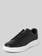 CK Calvin Klein Sneaker mit Label-Muster in Black, Größe 40