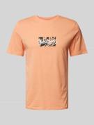 Jack & Jones T-Shirt mit Label-Print in Apricot, Größe L