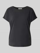 Christian Berg Woman T-Shirt mit Seitenschlitzen in Black, Größe M