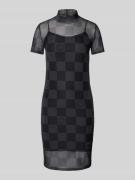 Hugo Blue Knielanges Kleid in semitransparentem Design Modell 'Naluna'...