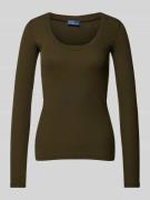 Polo Ralph Lauren Strickpullover mit geripptem Rundhalsausschnitt in O...