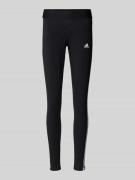 ADIDAS SPORTSWEAR Sportleggings mit Label-Print in Black, Größe XS