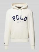 Polo Ralph Lauren Hoodie mit Kapuze in Ecru, Größe XL