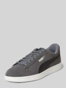 Puma Ledersneaker mit Label-Details Modell 'Smash 3.0' in Mittelgrau, ...