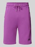 Alpha Industries Regular Fit Sweatshorts mit Label-Print in Purple, Gr...