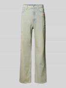 Hugo Blue Wide Leg Jeans im Destroyed-Look Modell 'Nate' in Hellblau, ...