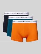 Tommy Hilfiger Trunks mit elastischem Label-Bund im 3er-Pack in Orange...