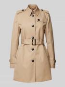 Tommy Hilfiger Trenchcoat mit Gürtel und Schulterriegeln in Camel, Grö...