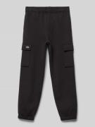 Lacoste Sweatpants mit Cargotaschen in Black, Größe 140