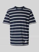 Pepe Jeans T-Shirt mit Label-Patch Modell 'Alessandro' in Marine, Größ...