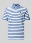 POLO RALPH LAUREN Custom Slim Fit Poloshirt mit Motiv- und Label-Stitc...