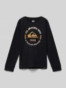 Quiksilver Longsleeve mit Rundhalsausschnitt in Black, Größe 152