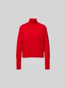 Victoria Beckham Pullover in Rollkragen in Rot, Größe L