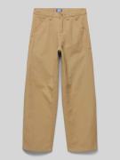 Jack & Jones Stoffhose mit 5-Pocket-Design Modell 'ALEX' in Camel, Grö...