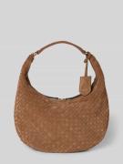 Abro Handtasche aus Leder mit Strukturmuster Modell 'NANA' in Cognac, ...