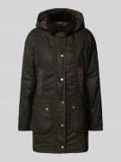 Barbour Jacke mit Kapuze und Pattentaschen Modell 'BOWER WAX' in Oliv,...