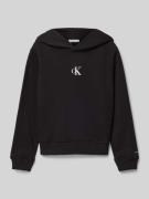 Calvin Klein Jeans Hoodie mit Kapuze in Black, Größe 140