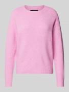 Vero Moda Langärmeliger Strickpullover Modell 'DOFFY' in Rosa, Größe X...