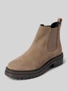 Geox Chelsea Boots mit elastischen Einsätzen Modell 'IRIDEA' in Taupe,...