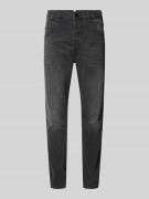 GABBA Tapered Fit Jeans im 5-Pocket-Design Modell 'Alex Thor' in Black...