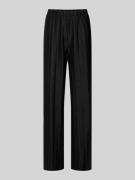 Vila Wide Leg Stoffhose mit Plisseefalten Modell 'TAHLIA' in Black, Gr...