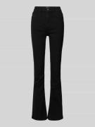 Pieces Flared fit Jeans im 5-Pocket-Design Modell 'PEGGY' in Black, Gr...