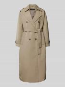 Vero Moda Trenchcoat mit Gürtel und Schulterriegeln in Schilf, Größe L