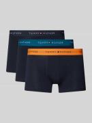 Tommy Hilfiger Trunks mit elastischem Logobund im 3er-Pack in Dunkelbl...