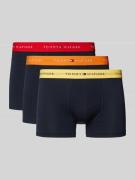 Tommy Hilfiger Trunks mit elastischem Logobund im 3er-Pack in Black, G...