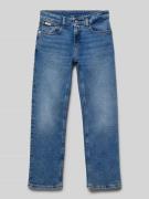 Calvin Klein Jeans Straight Fit Jeans mit Label-Patch in Blau, Größe 1...