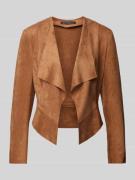 Betty Barclay Blazer in Leder-Optik in Cognac, Größe 40