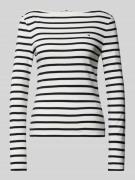 Tommy Hilfiger Longsleeve mit U-Boot-Ausschnitt in Dunkelblau, Größe S